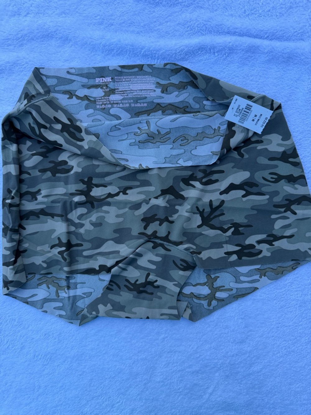 Victoria's Secret PINK Green Camo Midrise Boyshorts